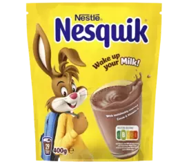 Eine Packung NESQUIK Original: Kakaohaltiges Getränkepulver